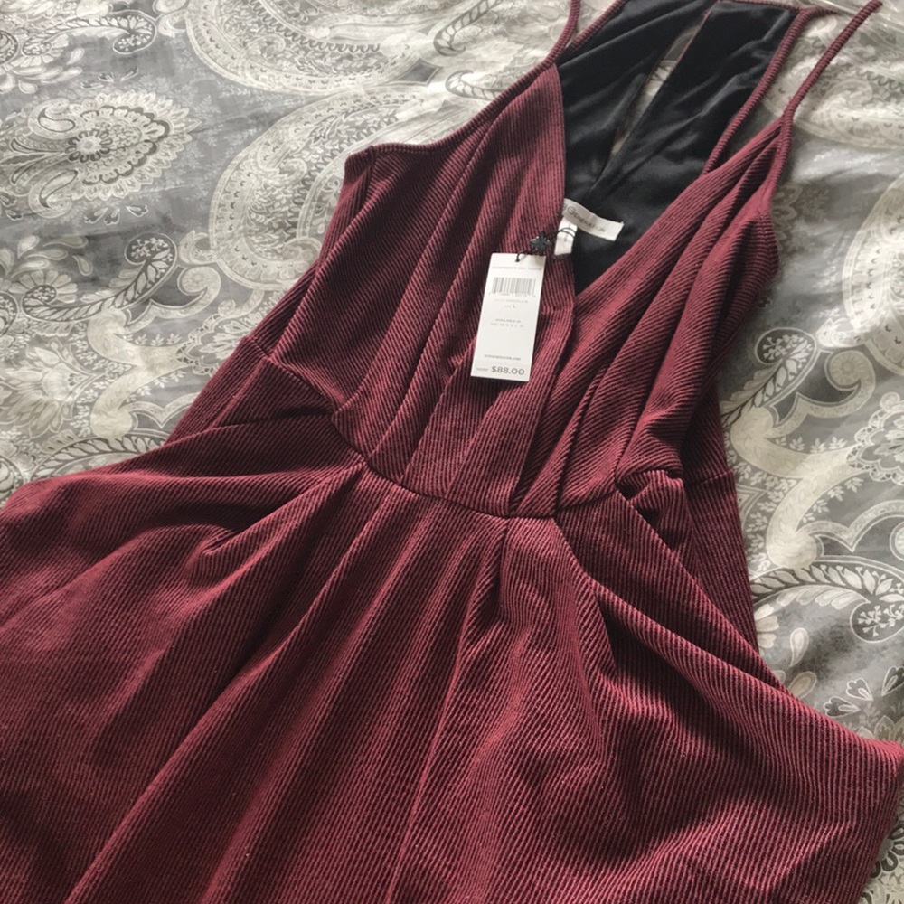 BCBG ruched pocket dress